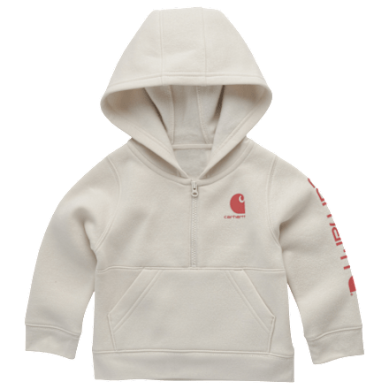 Carhartt Logo Half-Zip Kapuzenpullover für Kleinkinder