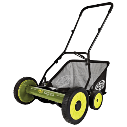 Sun Joe 20'' manueller Spindelmäher mit Grasfänger