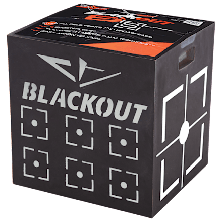 BlackOut 6-seitiges Schaumstoff-Bogenschießziel