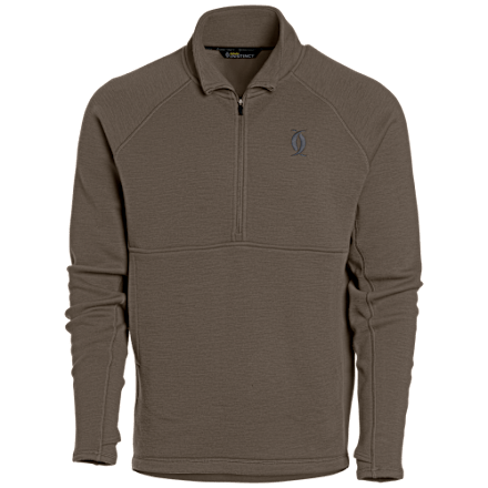 Cabela's Instinct Ridge Hunter Schwerer Merino-Baselayer-Pullover mit Viertelreißverschluss
