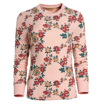 RedHead Ranch Langarmshirt mit Waffelstrickmuster