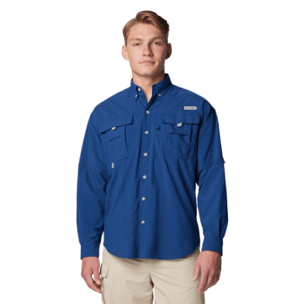 Columbia PFG Bahama II Langarm-Angelhemd mit Knopfleiste