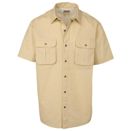 RedHead Spring River Solid Kurzarm-Button-Down-Hemd