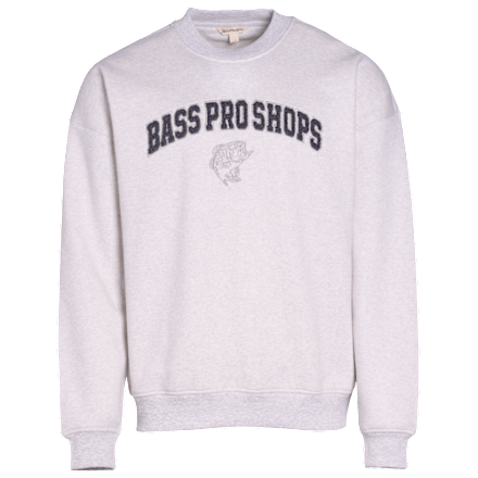 Bass Pro Shops Vintage Langarm-Sweatshirt mit Rundhalsausschnitt