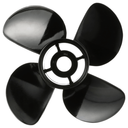 Quicksilver Nemesis 4-Blatt-Aluminiumpropeller