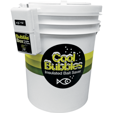 Marine Metal Products Cool Bubbles Fünf-Gallonen-Eimer mit Belüfter