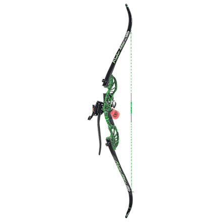 AMS Bowfishing Water Moc Recurve-Bogenpaket mit Retriever-Sportrolle
