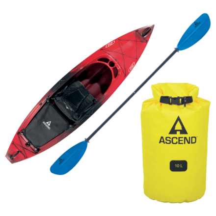 Ascend D10 Sit-In-Freizeitkajak-Paket