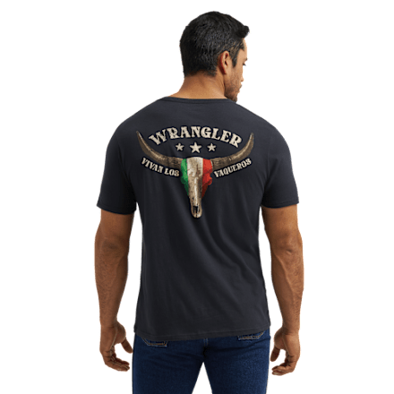 Wrangler Vivian Los Vaqueros Totenkopf-Kurzarm-T-Shirt