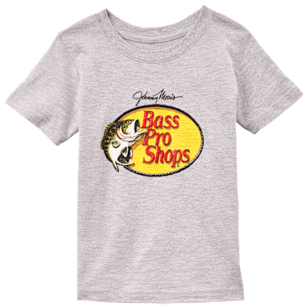 Bass Pro Shops Woodcut Logo Kurzarm-T-Shirt für Kinder
