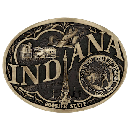 Montana Silversmiths Indiana Heritage Attitude Gürtelschnalle
