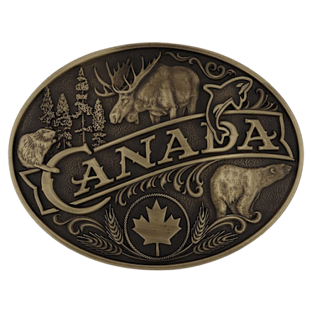 Montana Silversmiths Canadian Heritage Attitude Gürtelschnalle