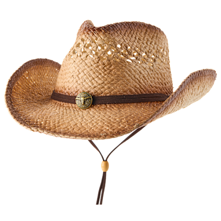 RedHead Ranch Packbarer Stroh-Westernhut
