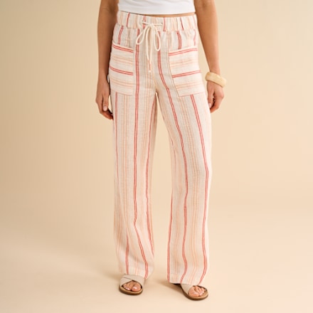 Natural Reflections – Gestreifte Hose mit weitem Bein