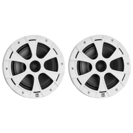 Dual DMS165L 6,5" Marine Dual-Cone-Lautsprecher mit blauer Illuminite-LED-Beleuchtung