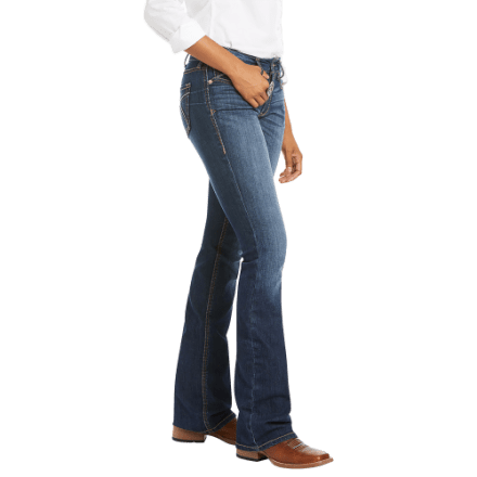 Ariat R.E.A.L. Perfekte Bootcut-Rosa-Jeans für Damen