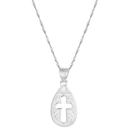 Montana Silversmiths Steadfast Faith Kreuz-Halskette