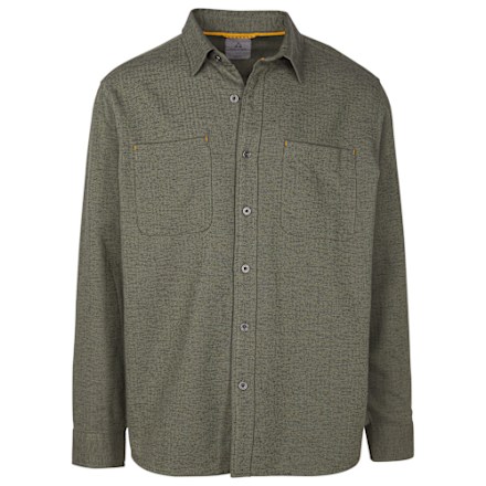 Ascend Slub Herringbone Langarm-Button-Down-Hemd