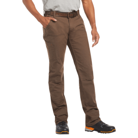 Ariat Rebar M4 Made Tough Relaxed DuraStretch Double-Front Straight-Leg-Hose für Herren