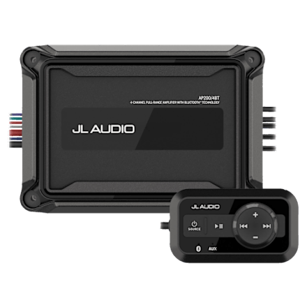 Garmin JL Audio AP 4-Kanal-Kompakt-Marineverstärker mit Bluetooth-Technologie
