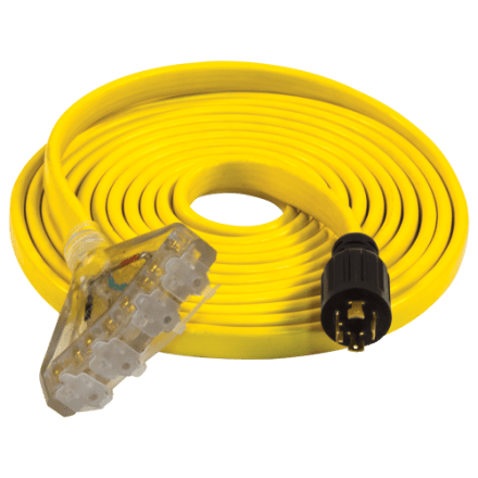 Champion Power Equipment 25' 30A 125/250V flaches Generator-Verlängerungskabel