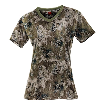 SHE Outdoor 60/40 Kurzarm-T-Shirt mit V-Ausschnitt
