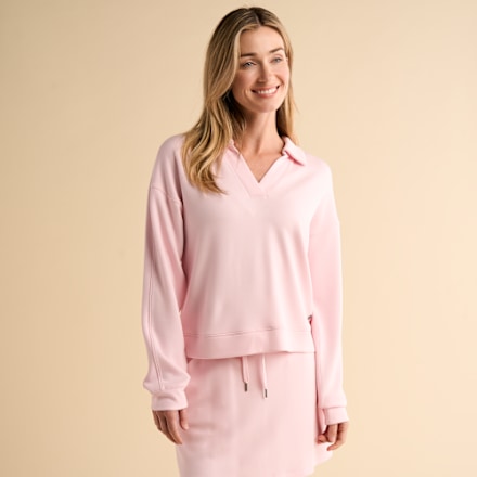 Natural Reflections Soft Haven Langarm-Polo-Sweatshirt