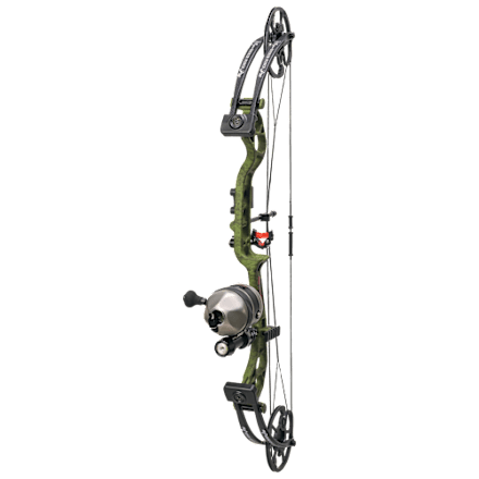 Cajun Bowfishing Sucker Punch Pro RTF Compoundbogen-Paket mit Spincast-Rolle