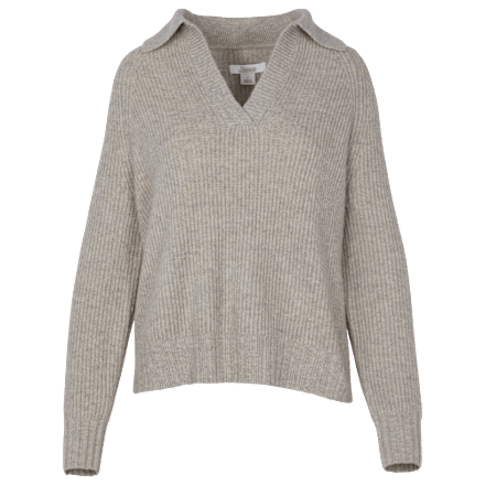 Natural Reflections Langarmpullover mit Caspian-Kragen