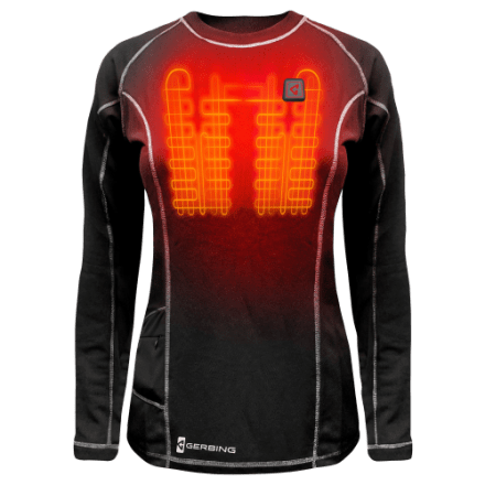 Gerbing 7V batteriebeheiztes Baselayer-Langarmshirt für Damen