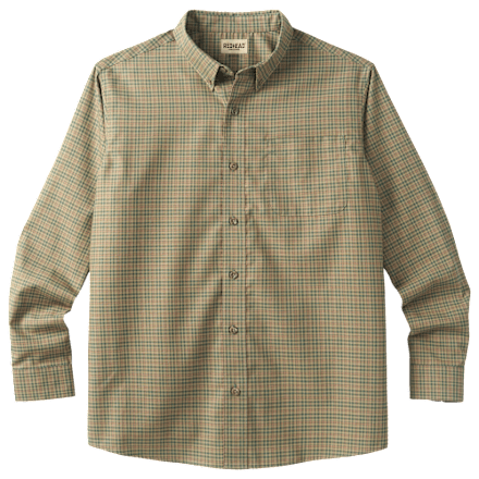 Faltenfreies, pflegeleichtes Button-Down-Langarmhemd von RedHead