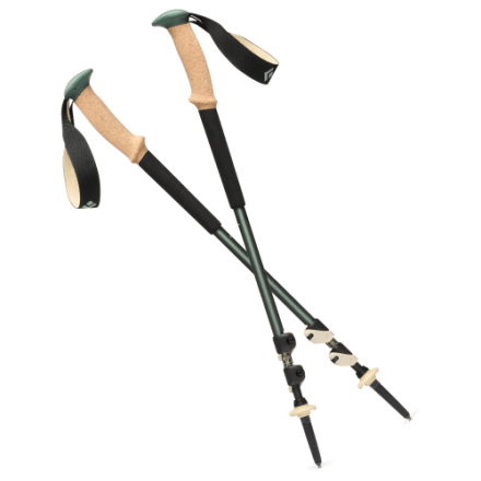 Black Diamond Trail Cork Adjustable Trekking Poles with Variwidth Plush Strap