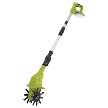 Sun Joe 24V iON+ Akku-Gartenfräse und Grubber-Kit