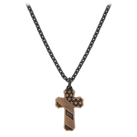 Montana Silversmiths Faded Glory Kreuz-Halskette