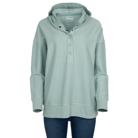 Gerippter Kapuzenpullover „Natural Reflections“.