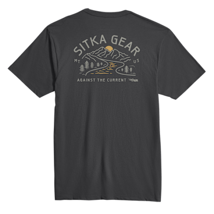 SITKA High Water Kurzarm-T-Shirt mit Tasche