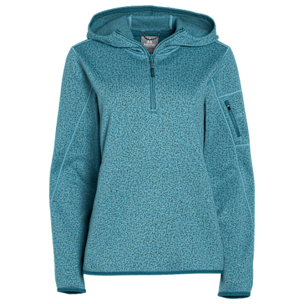 Ascend Expedition Fleece-Pullover mit Kapuze und Viertelreißverschluss