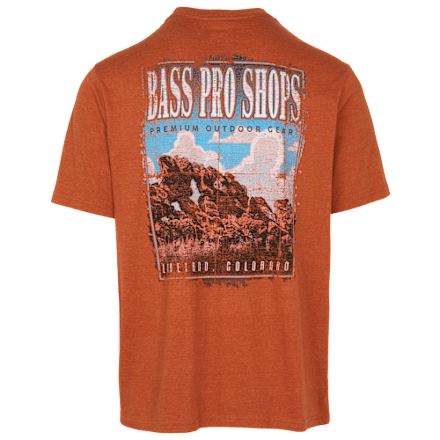 Bass Pro Shops Loveland Devils Backbone Kurzarm-T-Shirt für Herren