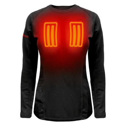 ActionHeat 5V beheiztes Baselayer-Langarmshirt für Damen