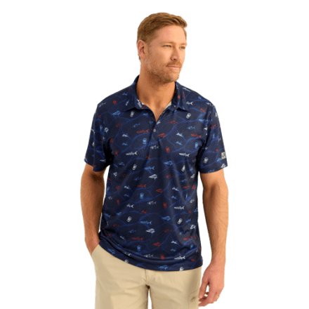 Huk bedrucktes Pursuit-Performance-Polo