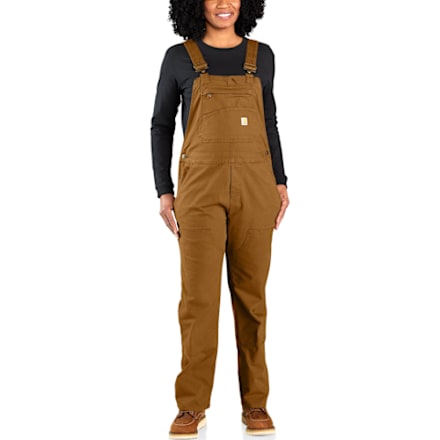 Carhartt Rugged Flex Loose-Fit Canvas-Latzhose für Damen