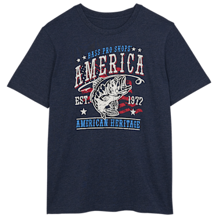 Bass Pro Shops Flag Logo Kurzarm-T-Shirt für Kinder