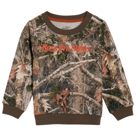 Bass Pro Shops Fleece-Sweatshirt mit Rundhalsausschnitt für Babys