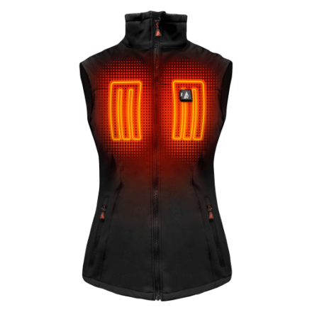 ActionHeat 5V beheizte Softshell-Weste für Damen