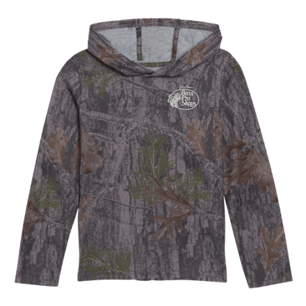 Bass Pro Shops Langarm-T-Shirt mit Kapuze für Kleinkinder