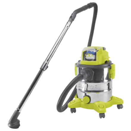 Sun Joe 24V iON+ kabelloser tragbarer 5,3-Gal. Nass-/Trockensauger