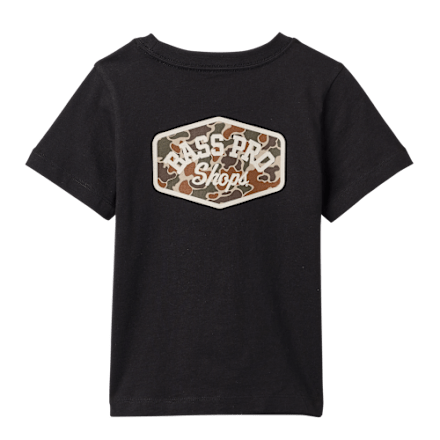 Bass Pro Shops Kurzarm-T-Shirt mit Brustlogo für Kleinkinder