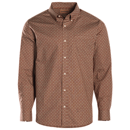 Faltenfreies Button-Down-Langarmshirt von RedHead Ranch Rifle Falls