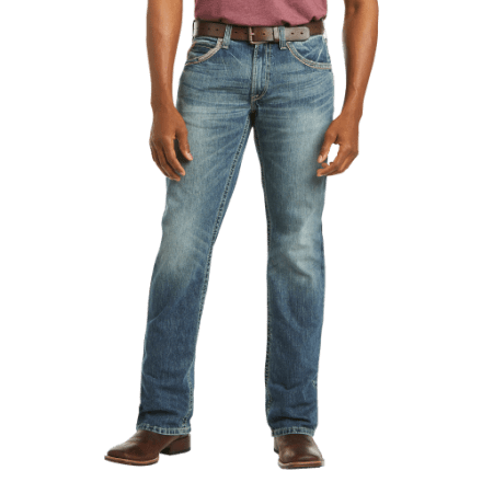 Ariat M5 Slim Gambler Stapelbare Jeans mit geradem Bein für Herren