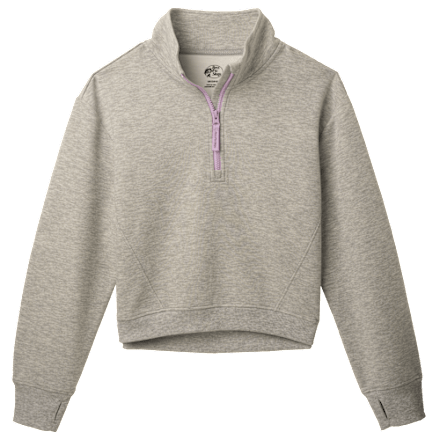 Bass Pro Shops Performance Sweatshirt mit Viertelreißverschluss für Kinder